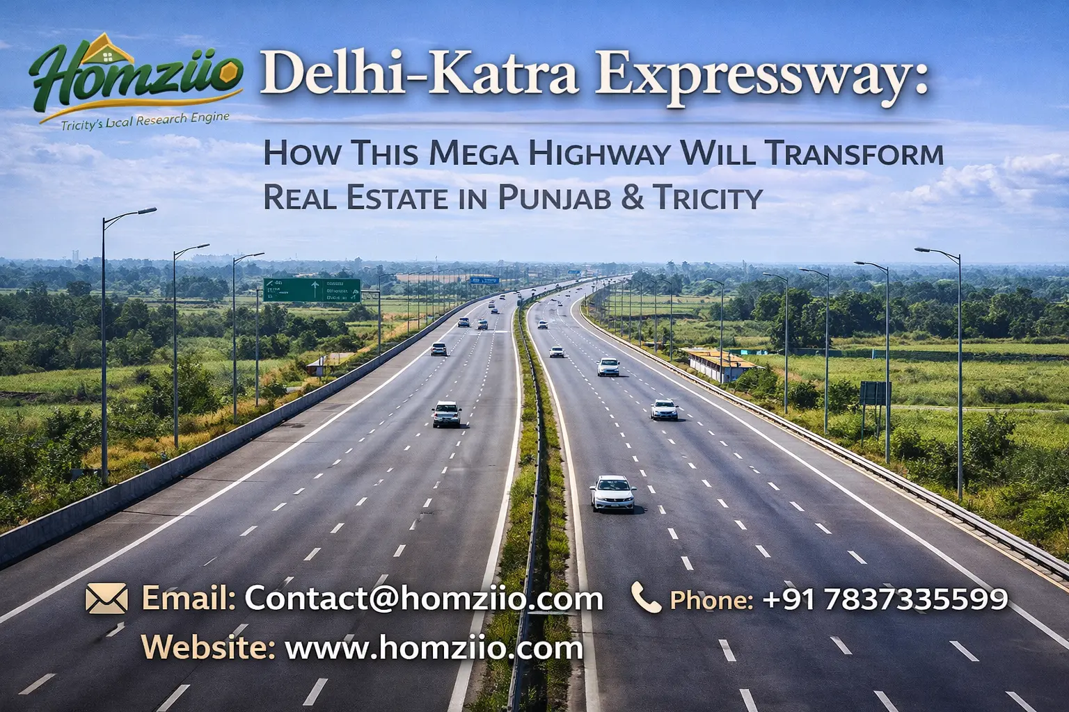 Delhi–Katra Expressway: How This Mega Highway Will Transform Real Estate in Punjab & Tricity