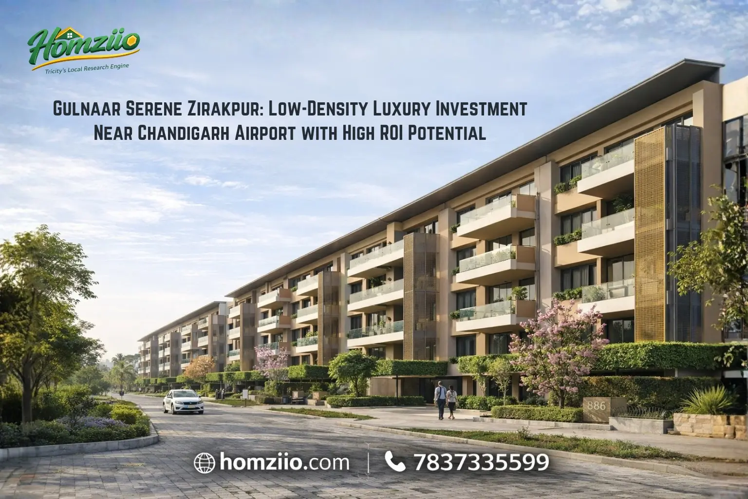 Gulnaar Serene Zirakpur : Low-Density Luxury Investment Near Chandigarh Airport with High ROI Potential