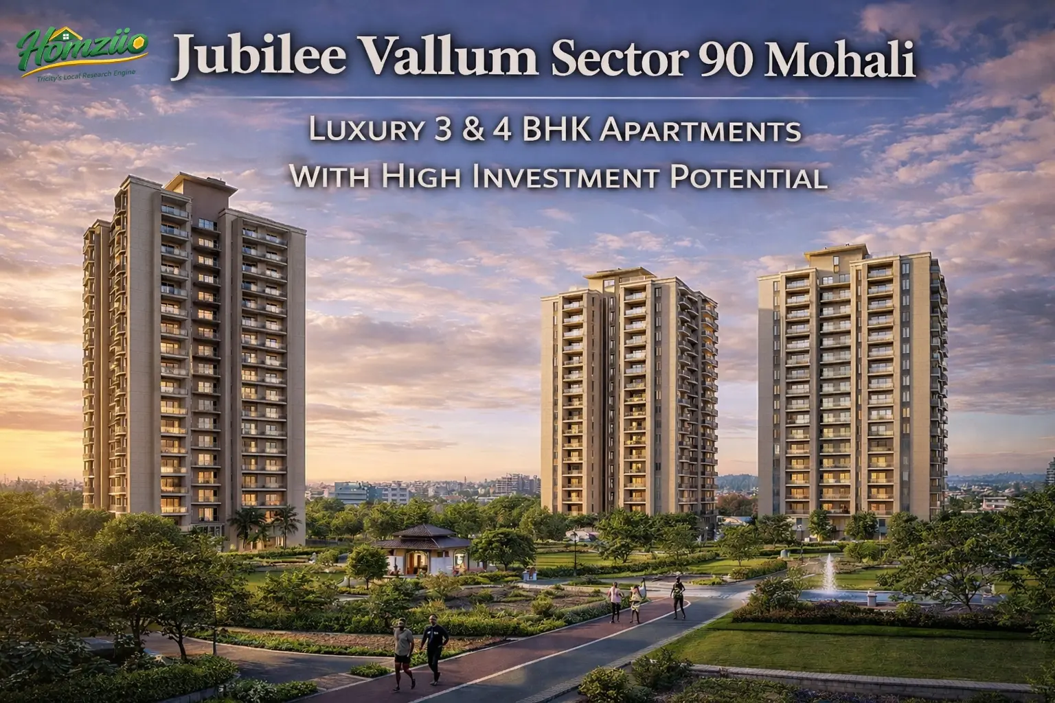 Jubilee Vallum Sector 90 Mohali: Luxury 3 & 4 BHK Apartments with High Investment Potential