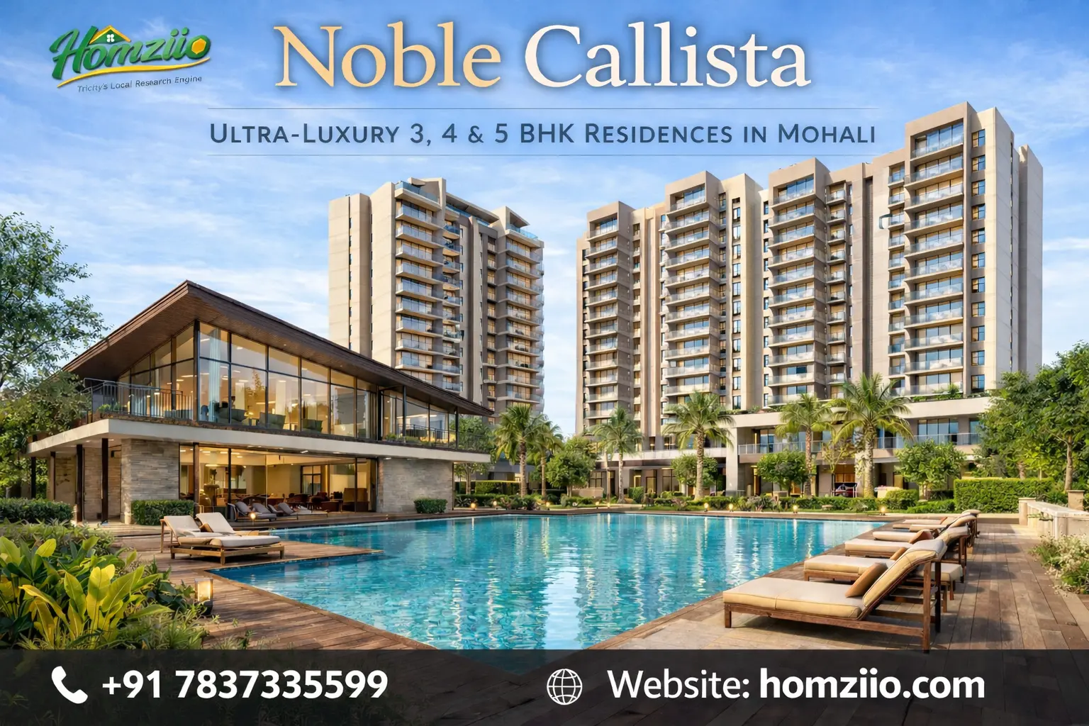 Noble Callista: Ultra-Luxury 3, 4 & 5 BHK Residences Crafted for Blissful Modern Living