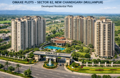 Omaxe Plots Sector 82 New Chandigarh Mullanpur | Developed Residential Plots for Sale in New Chandigarh