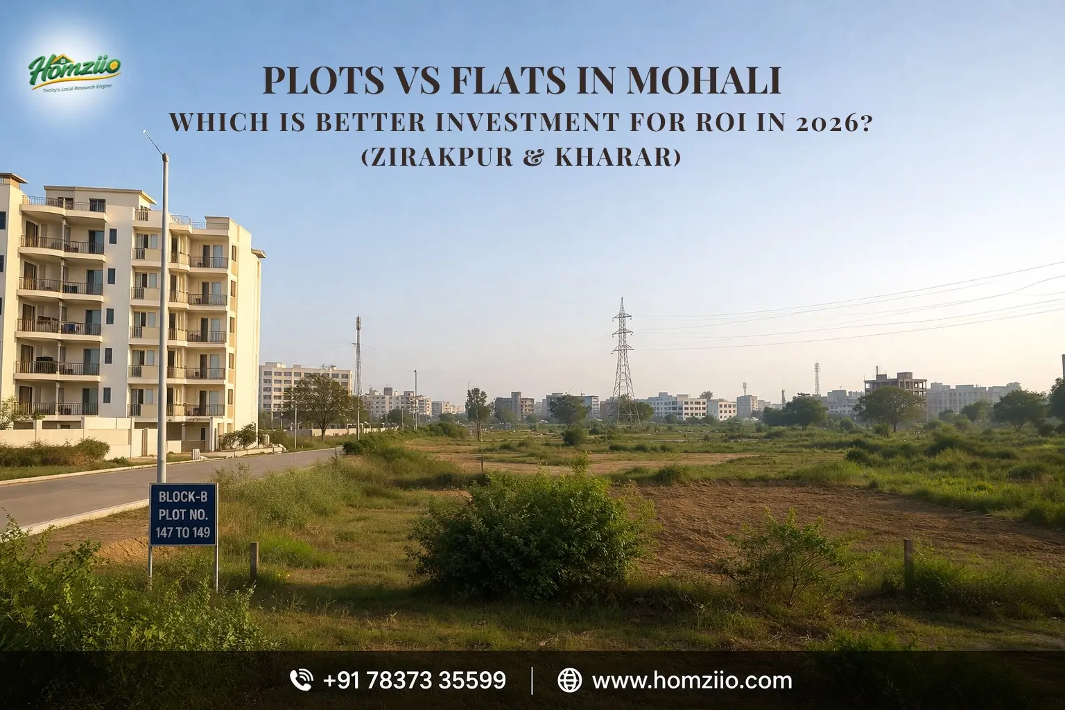 Plots vs Flats in Mohali: Which Is Better Investment for ROI in 2026? (Zirakpur & Kharar)