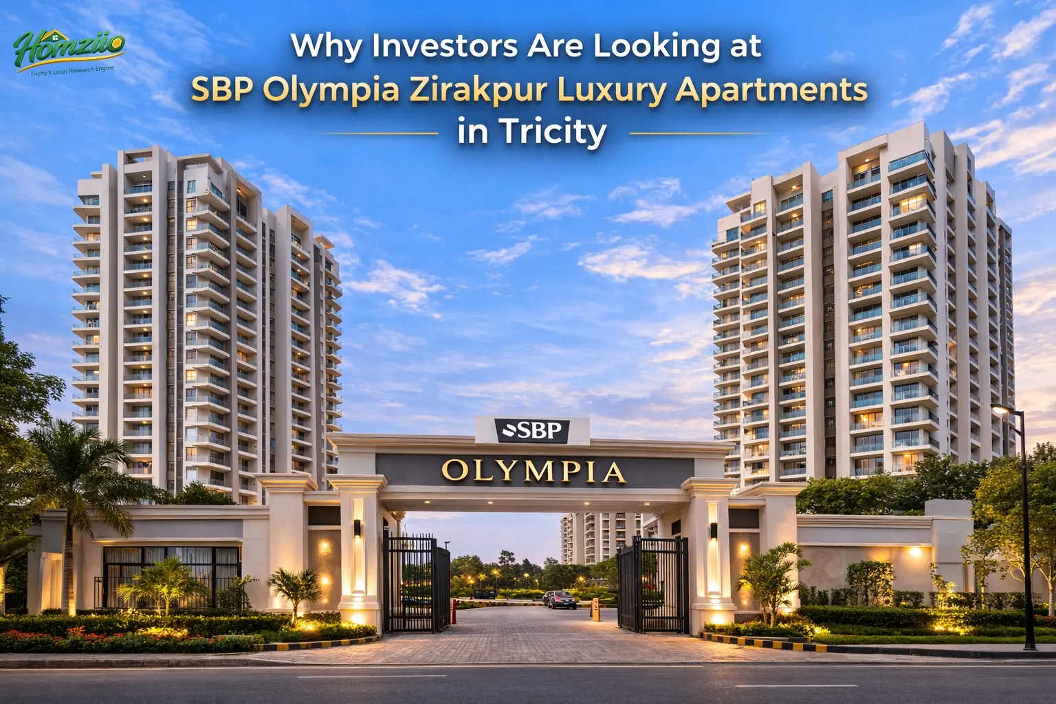 Why Investors Are Looking at SBP Olympia Zirakpur Luxury Apartments in Tricity