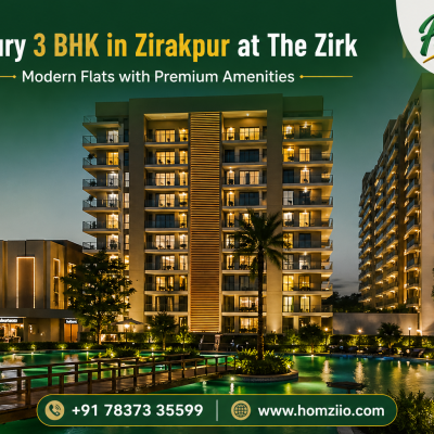 Luxury 3 BHK in Zirakpur at The Zirk | Modern Flats with Premium Amenities