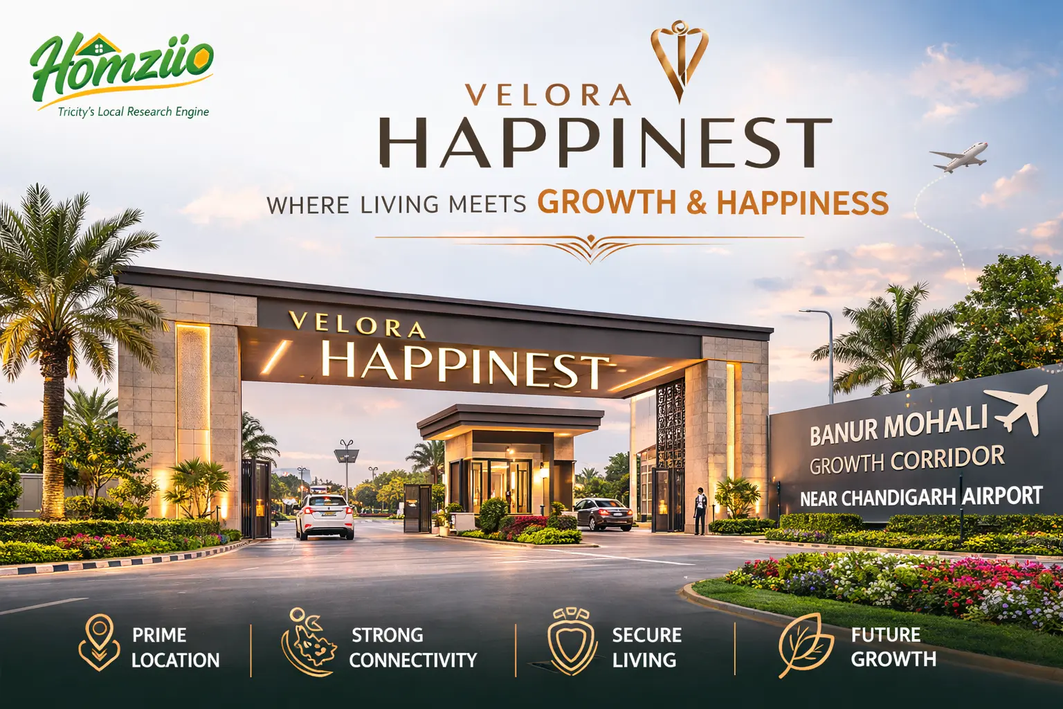 Premium Investment Plots in Banur Mohali | High-Growth Real Estate Opportunity at Velora Happinest