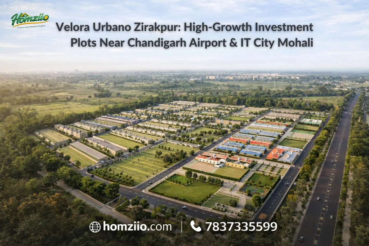 Velora Urbano Zirakpur : High-Growth Investment Plots Near Chandigarh Airport & IT City Mohali