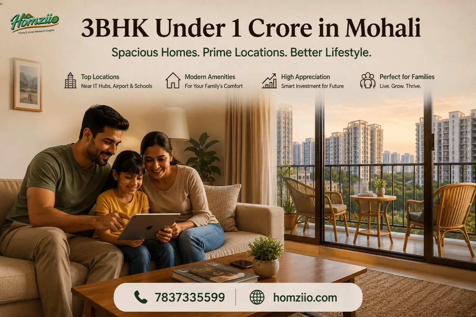 3BHK Under 1 Crore in Mohali - Best Locations, Top Projects & Why Mohali Is Punjab's Next Big Address in 2026