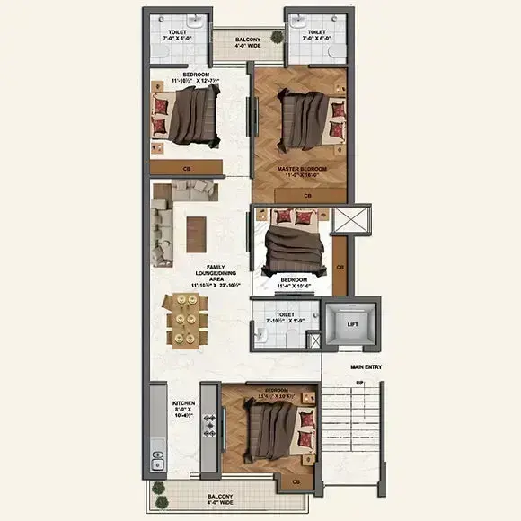 Shiva Motia Aero Greens Aerocity Mohali | Best 3/4 BHK Independent Floors | RERA Approved | GMADA Approved – lobby