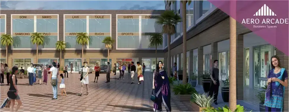 Aero Arcade Mohali: Prime Commercial Projects in Mohali | SCO, Shops, Booths on Airport Road in Zirakpur – amenities area