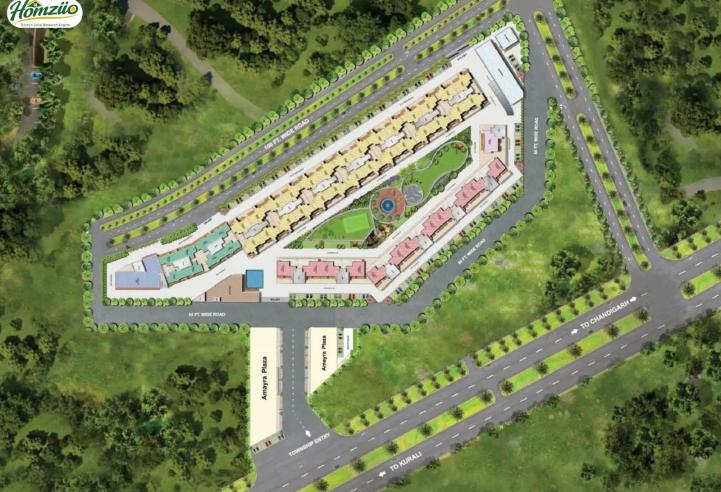 Amayra Sky City Mohali – Premium 2 &amp; 3 BHK Apartments in Kharar – landscape