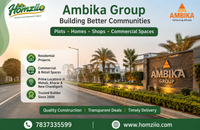 Ambika Group Mohali- Homes, Plots and Shops Built Over Two Decades