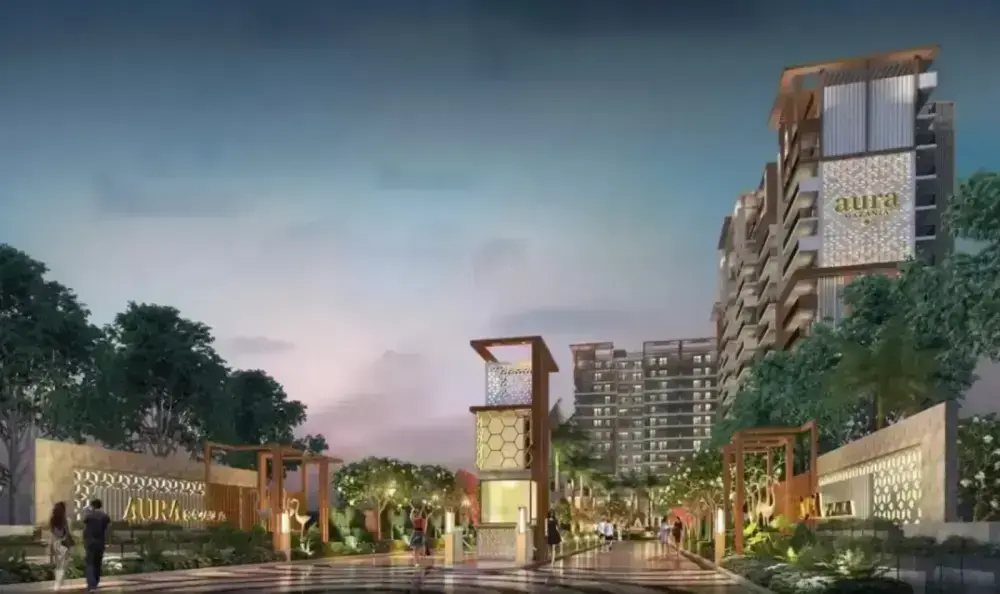 Aura Gazania Gazipur Road Zirakpur | Luxury 3BHK High-Rise Apartments in Zirakpur Residential Projects – landscape