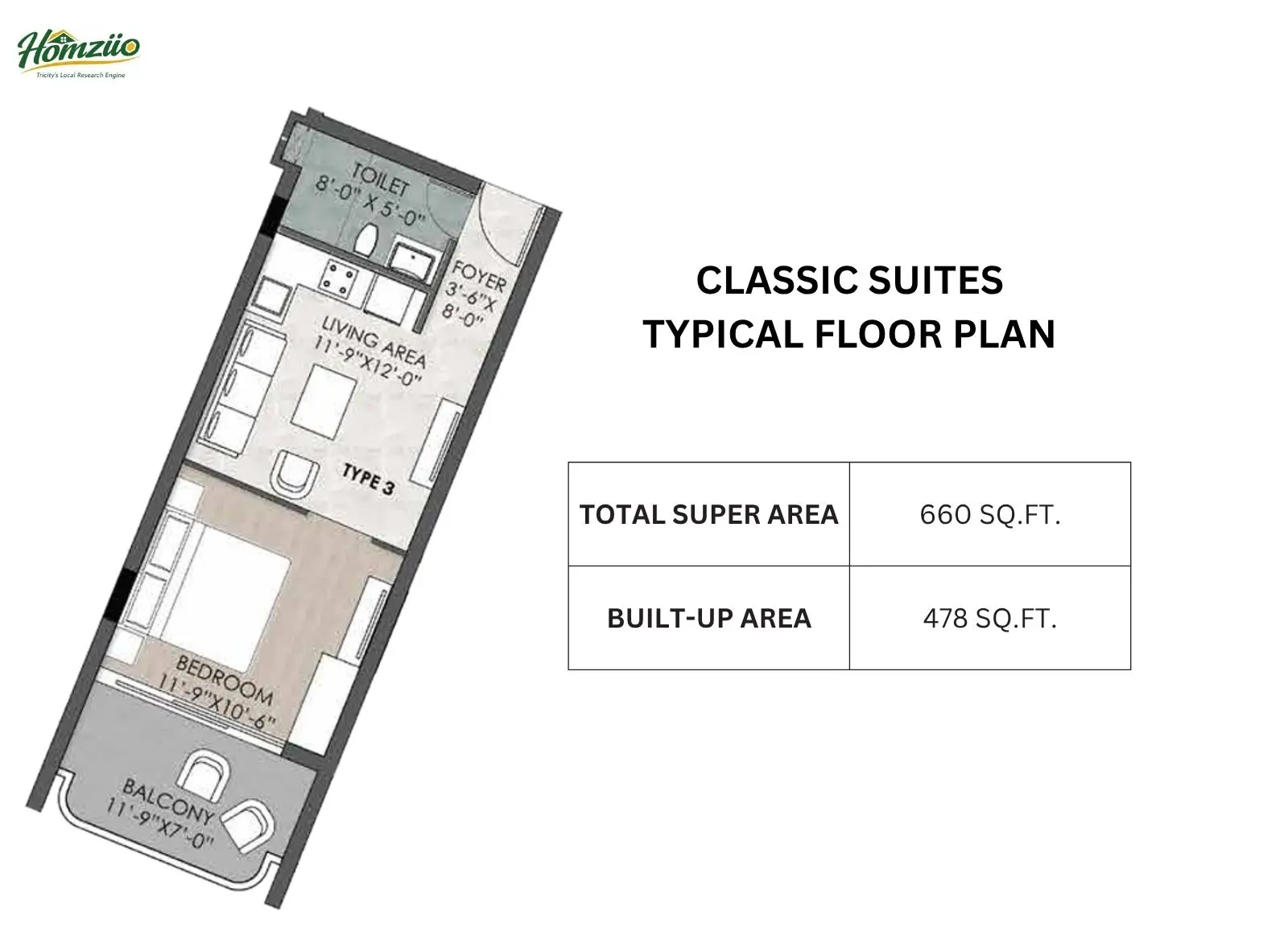 Classic Suite floor plan