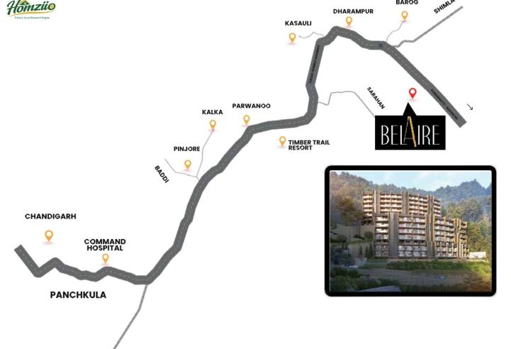 BelAire Hillside Residencies Dagshai - 1 & 2 BHK Luxury Apartments in Solan Himachal Pradesh – amenities area