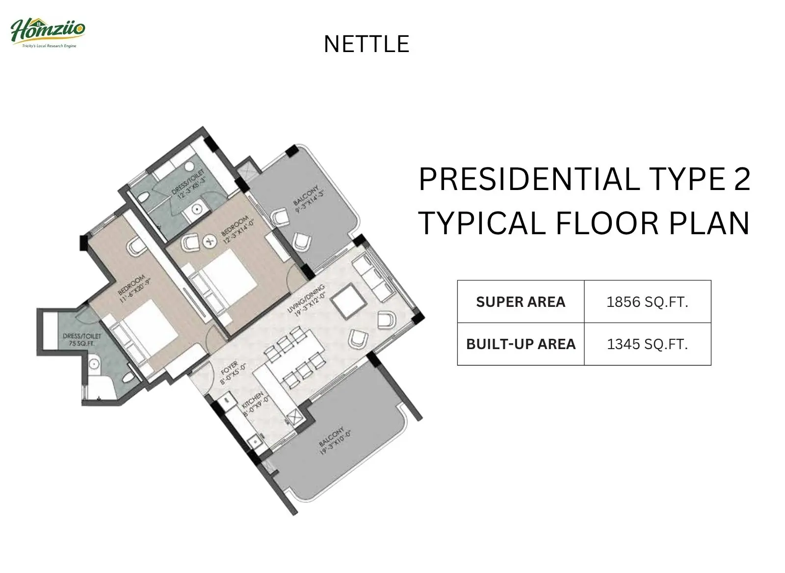 Presidential Type - 2 floor plan