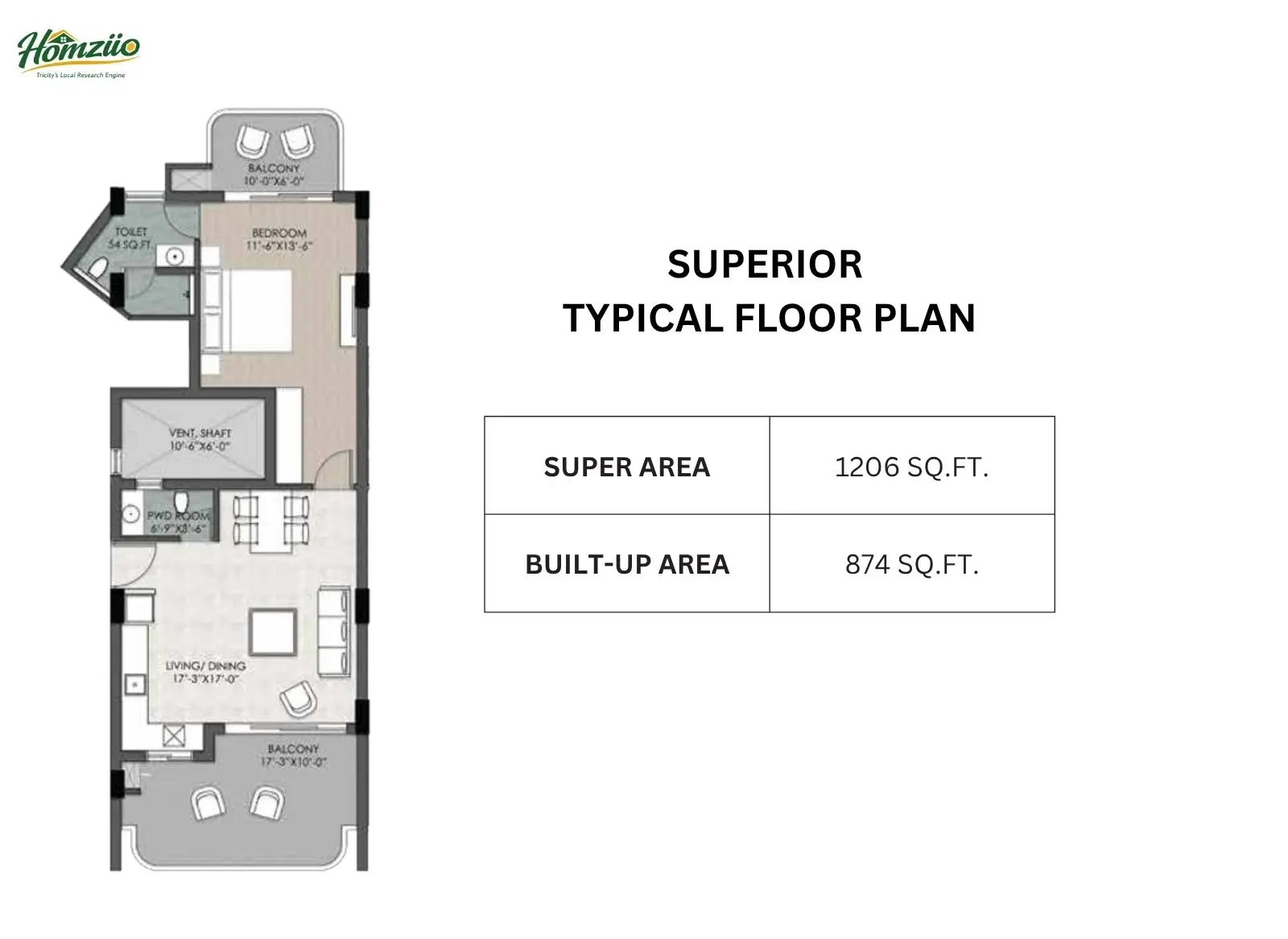 Superior Suites Typical Floor floor plan