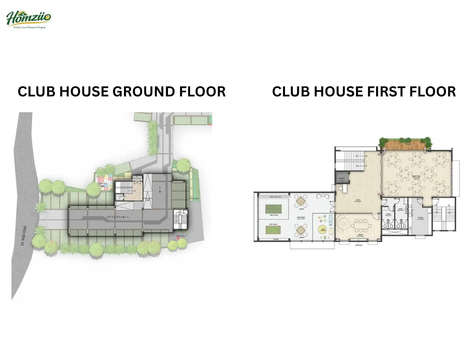 Club House floor plan