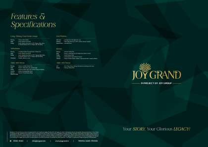 Joy Grand brochure page 1
