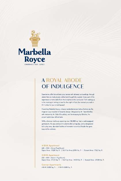 Marbella Royce Mohali brochure page 3