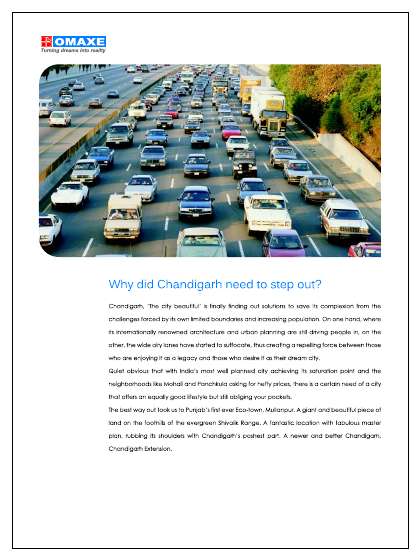 Omaxe Chandigarh Extension Mullanpur brochure page 2