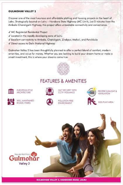Gulmohar Valley 2 Lalru Mohali brochure page 2