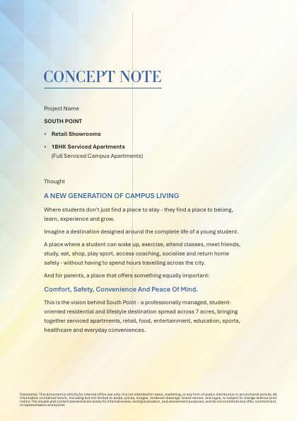 South Point by SBP Group , Rajpura brochure page 3