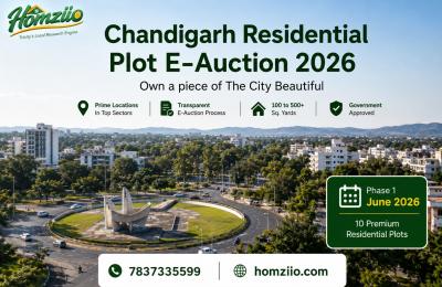 10 Residential Sites in Chandigarh Going Under the Hammer - Chandigarh Residential Plot E-Auction 2026