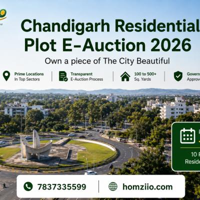 10 Residential Sites in Chandigarh Going Under the Hammer - Chandigarh Residential Plot E-Auction 2026