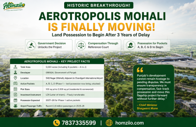 Punjab Clears Way for Aerotropolis Mohali Land Possession - What It Means for Investors & Homebuyers in 2026