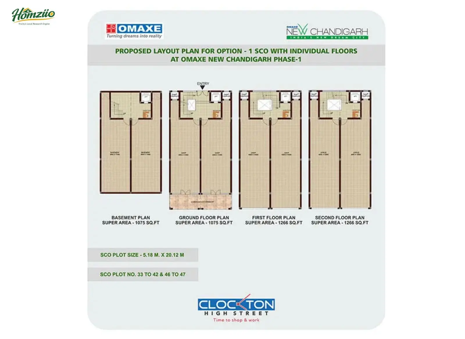 1 SCO with Individual Floors floor plan