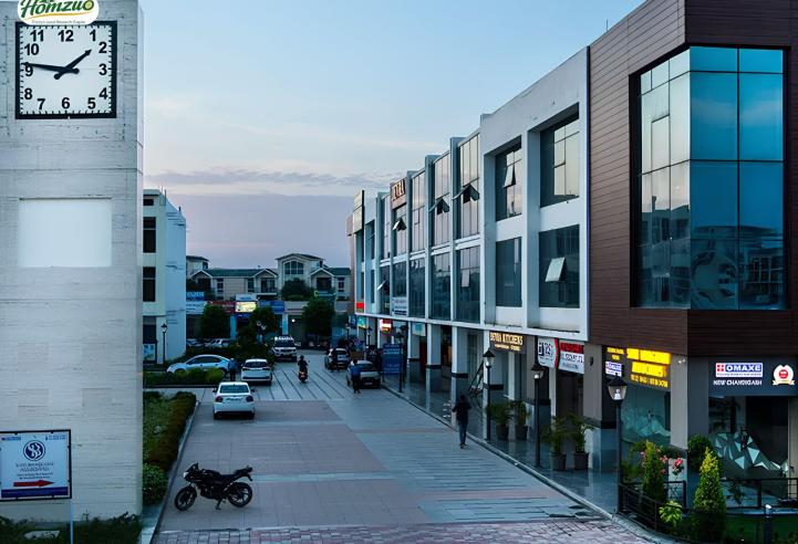 Clockton High Street Sector 82A New Chandigarh | Shopping Complex & Office Spaces in New Chandigarh Commercial Projects in Mohali