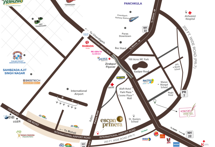 Escon Primera Zirakpur – Luxury 2, 3 & 4 BHK Apartments on PR-7 Highway by Malwa Developers – gallery image 33
