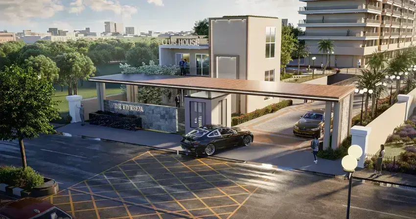 Evermark The Ethereal Zirakpur: Luxury 3 BHK Apartments in Ramgarh Bhudda | Best Residential Projects in Zirakpur – elevation