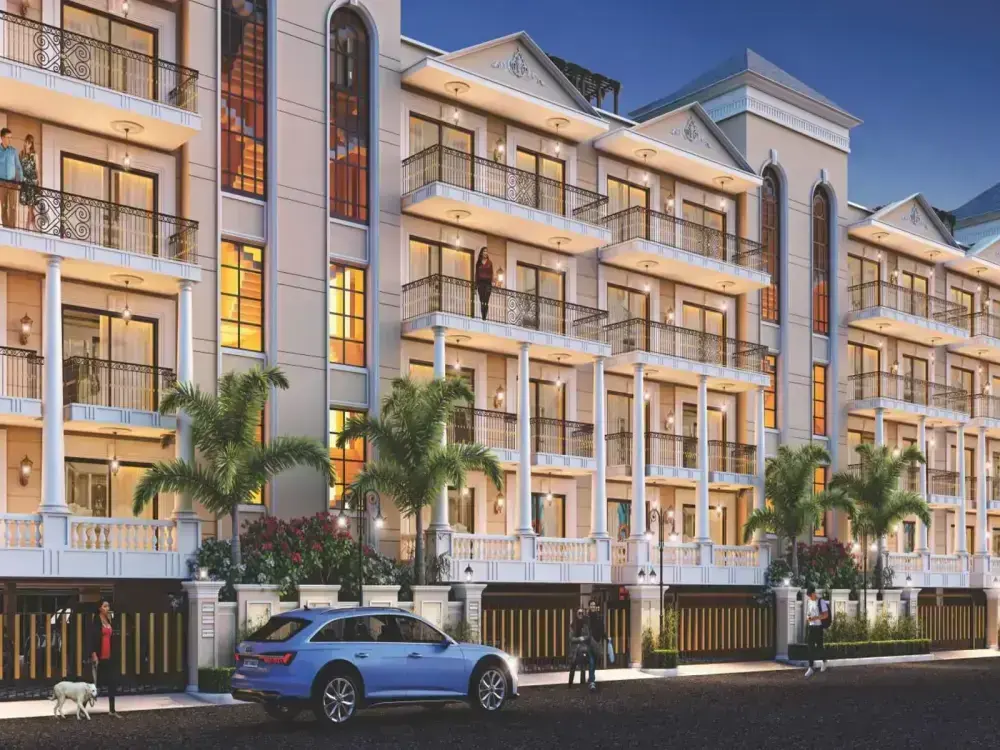 Omaxe Gardenia New Chandigarh: 3 BHK Luxury Independent Floors in Mullanpur | Prices, Floor Plans & Amenities – elevation