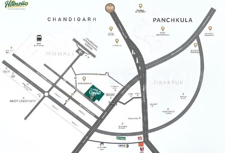 CRD Golden Castle Patiala Road Zirakpur: Best 3 BHK Apartments | Real Estate in Zirakpur | Residential Projects – lobby