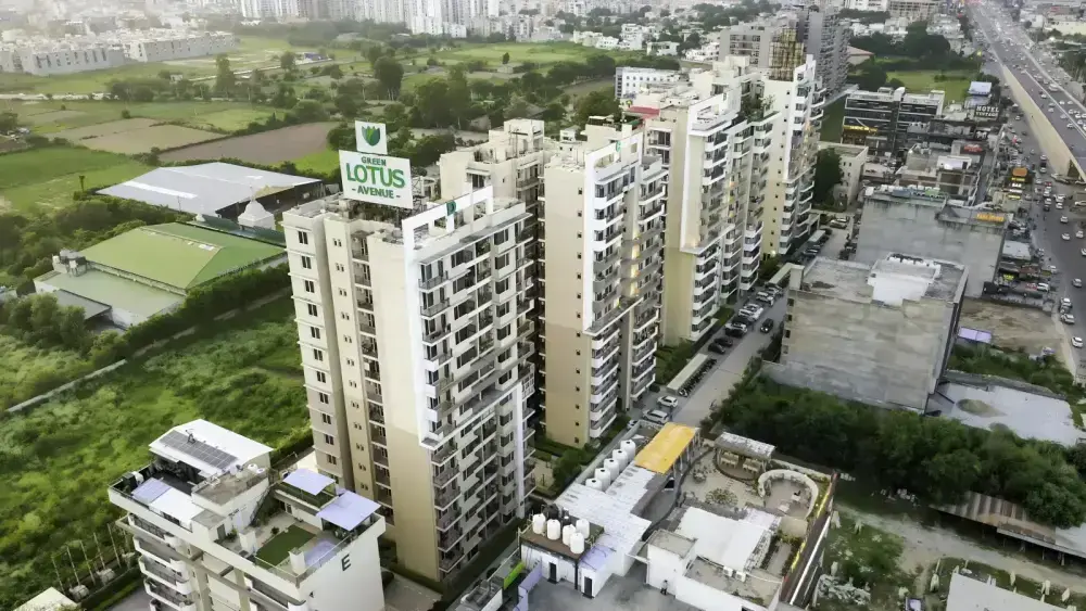 Green Lotus Avenue Zirakpur: Luxury Eco-Friendly Apartments | High-Rise Residential Projects in Zirakpur | RERA Approved – elevation