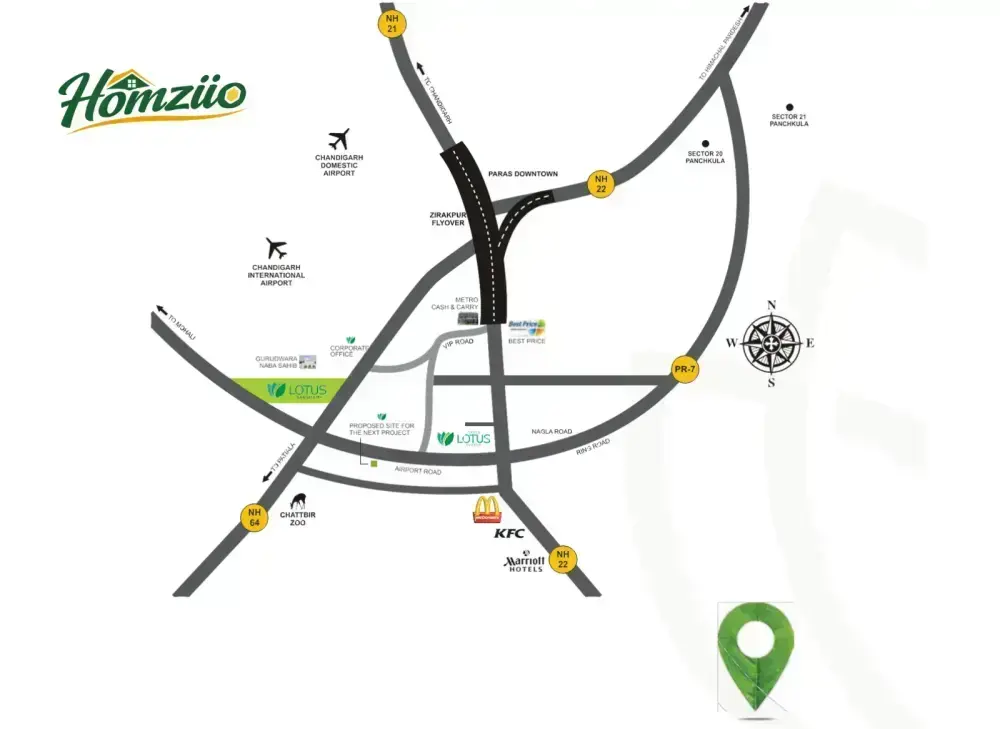 Green Lotus Saksham | Luxury Flats on Zirakpur-Patiala Highway – common area