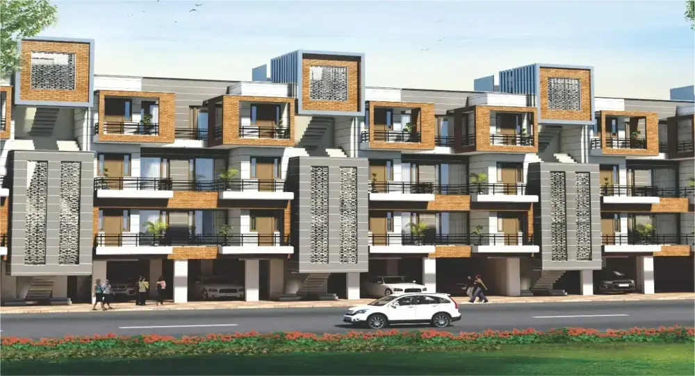 HLP Bella Homes Dera Bassi Mohali | Affordable 1-3 BHK Apartments & Villas – elevation