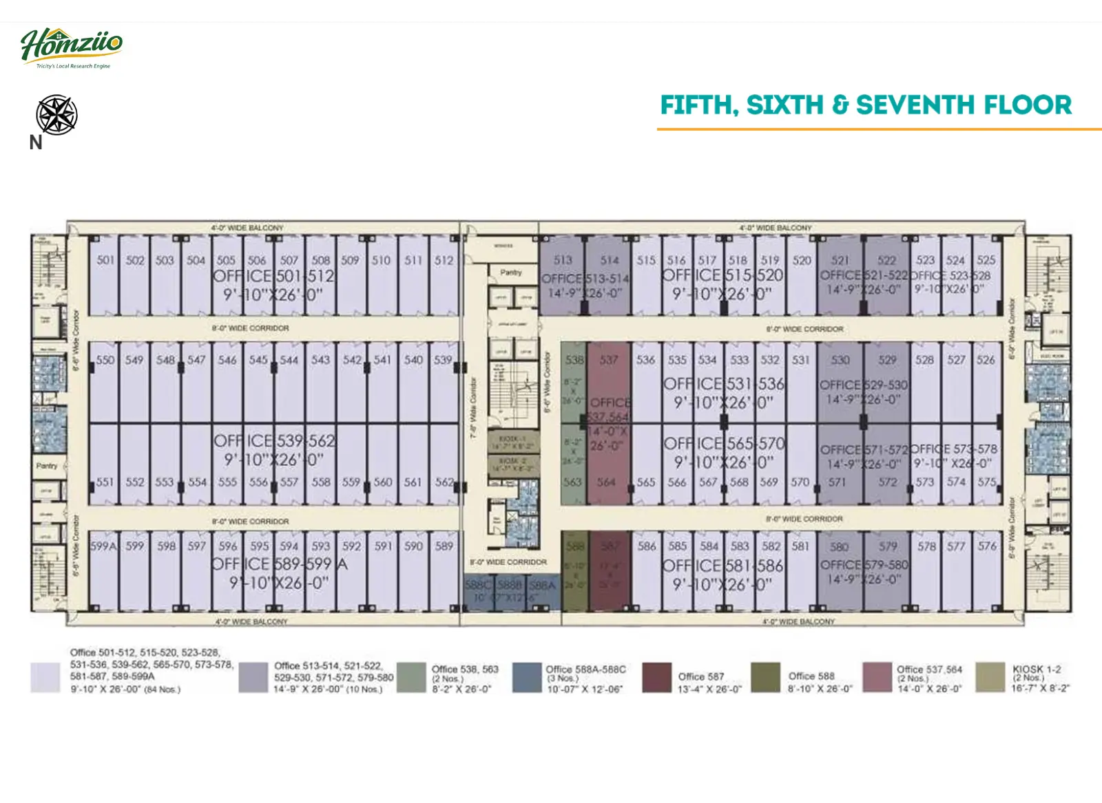 Offices Space floor plan