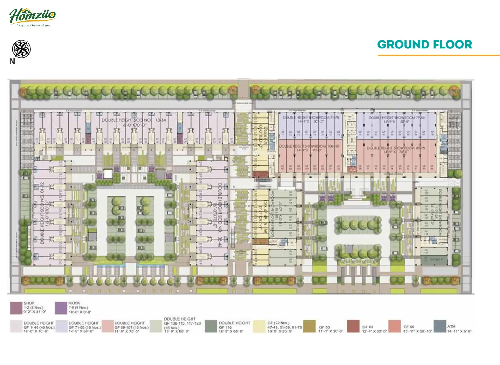 Shops floor plan