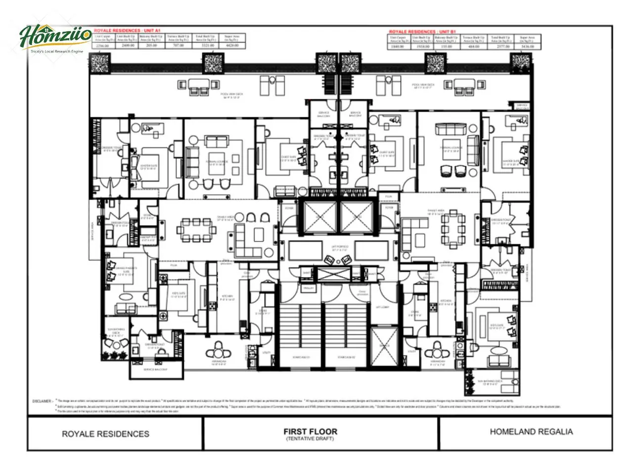 Royale Residences floor plan