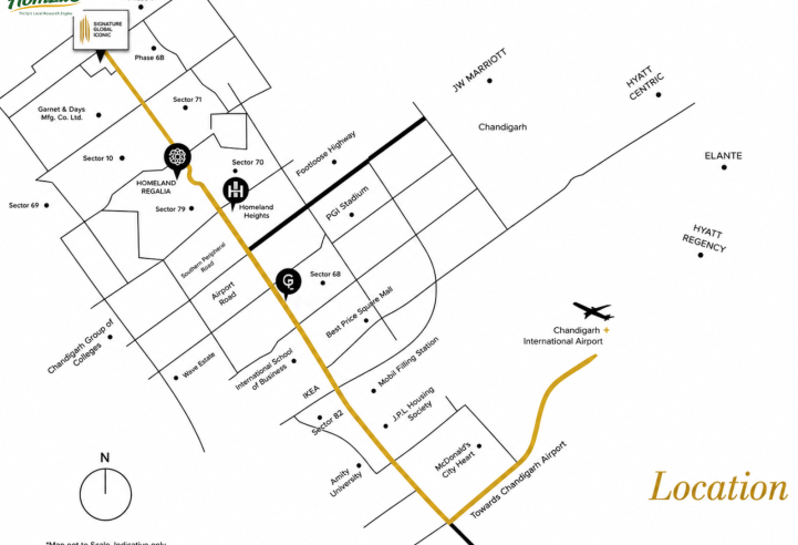 Homeland Global Park Sector 75 Mohali | RERA Approved Mixed-Use Project – landscape
