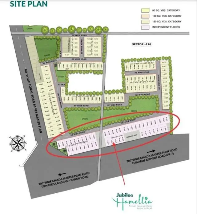 Jubilee Hamellia Sector 116 Mohali: 3BHK Apartments & Plots | PBRERA-SAS81-PR0855 – swimming pool