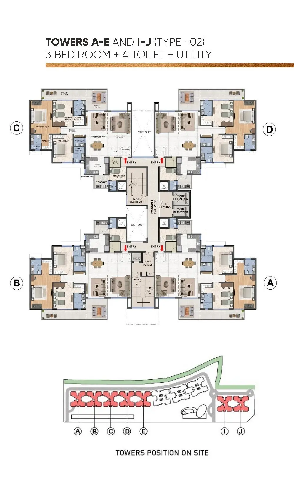 The Medallion Aurum Sector 67 Mohali | 3 & 4 BHK Luxury Apartments | Upcoming Residential Projects in Mohali – gallery image 11