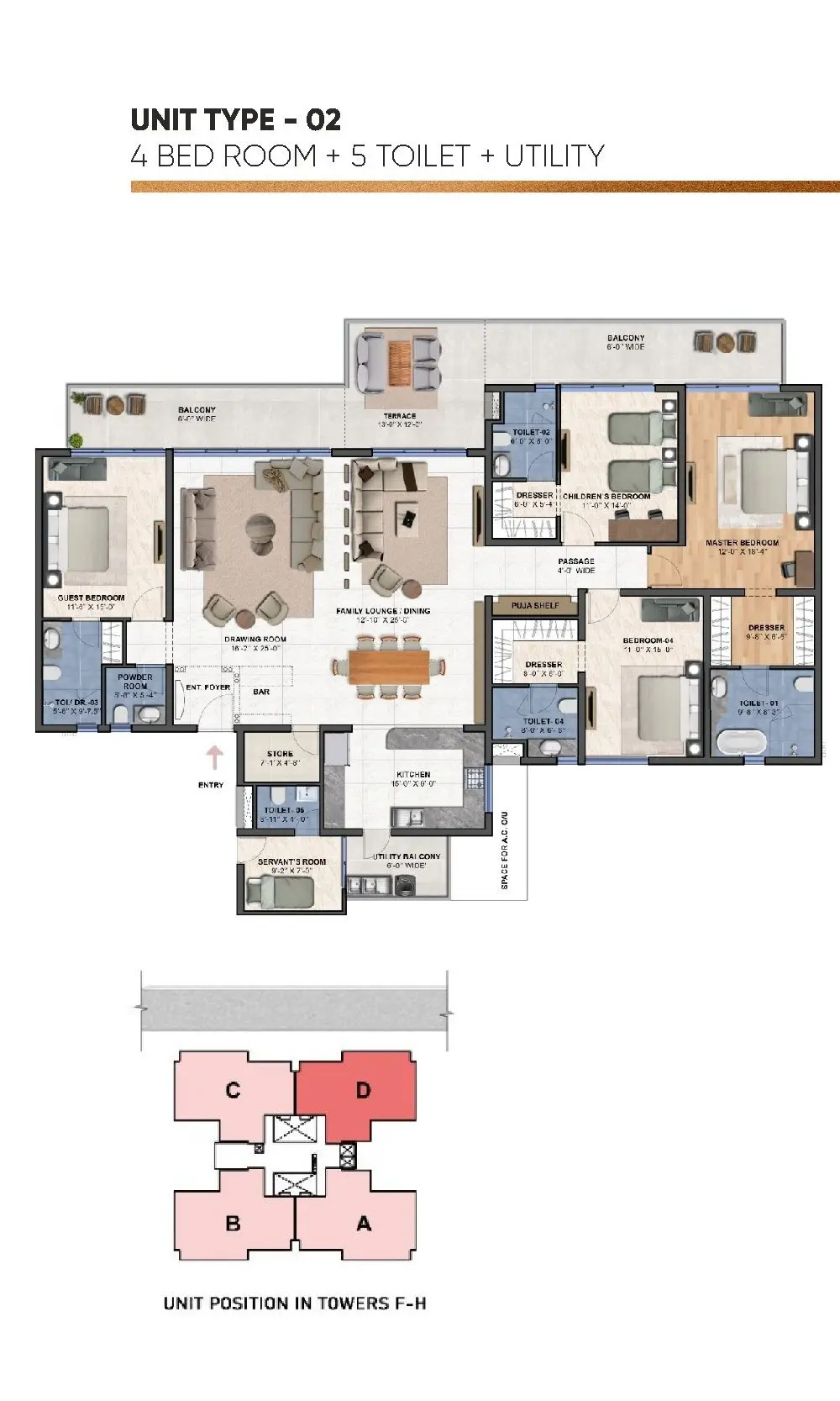 The Medallion Aurum Sector 67 Mohali | 3 & 4 BHK Luxury Apartments | Upcoming Residential Projects in Mohali – terrace