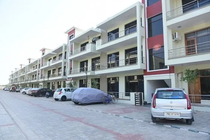 Gillco Palms Sector 115 Mohali: Premium 2/3 BHK Residential Independent Floors in Mohali – Prices/Floor Plans/Amenities – common area