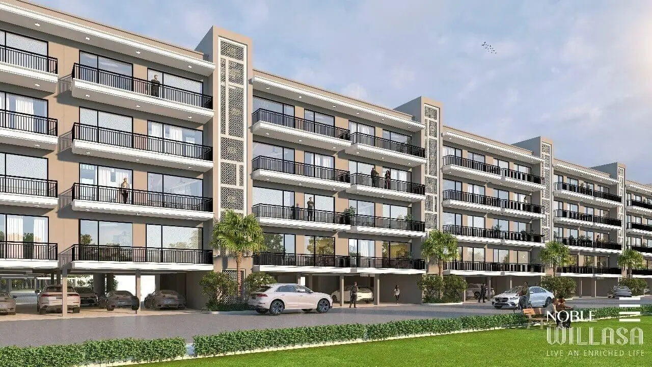 Noble Willasa Sector 99 Mohali | Luxury 3BHK Independent Floors | Residential Property in Mohali | RERA Approved – elevation