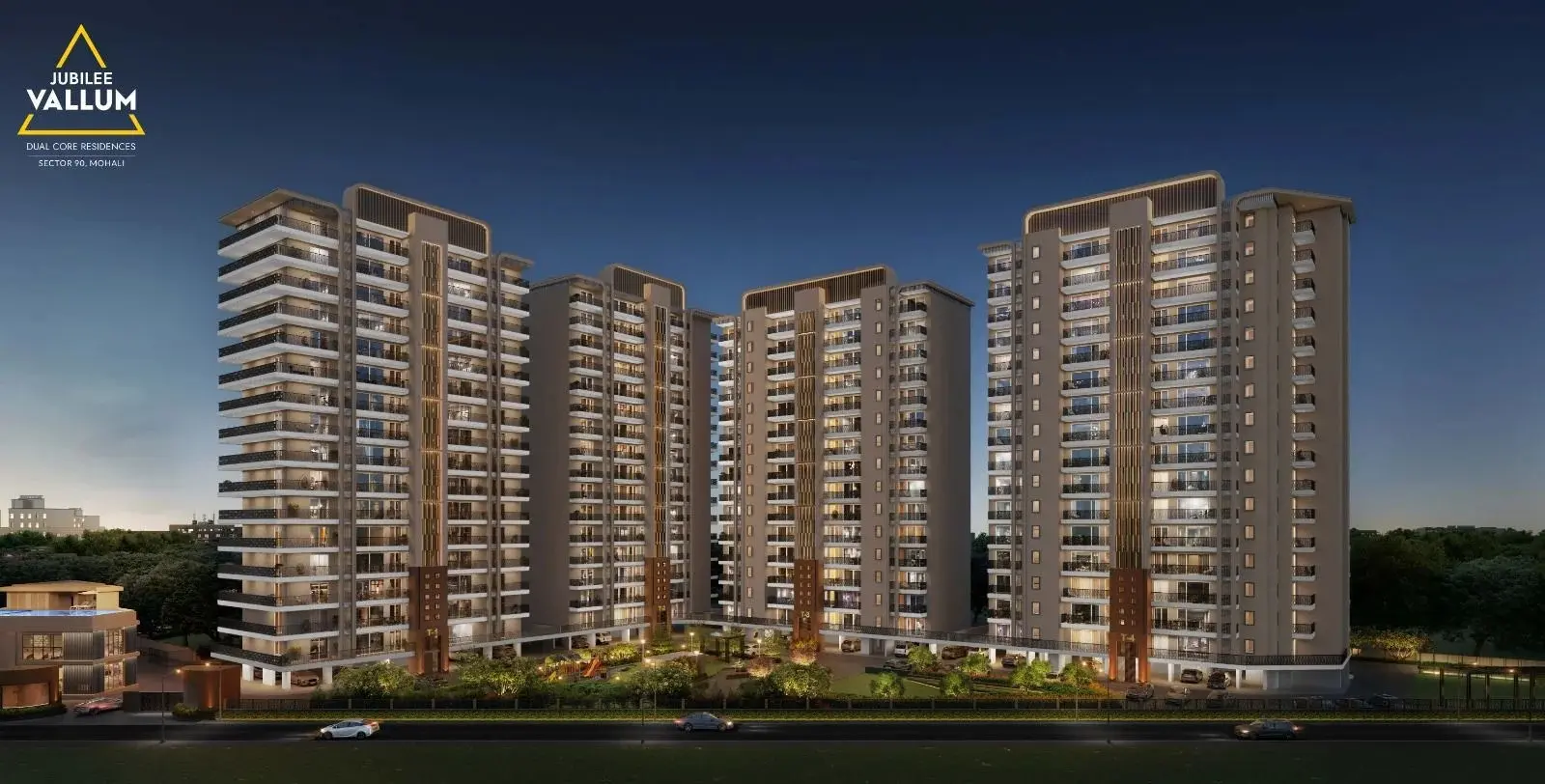 Jubilee Vallum Sector 90 Mohali | Luxury 3 & 4 BHK Apartments
