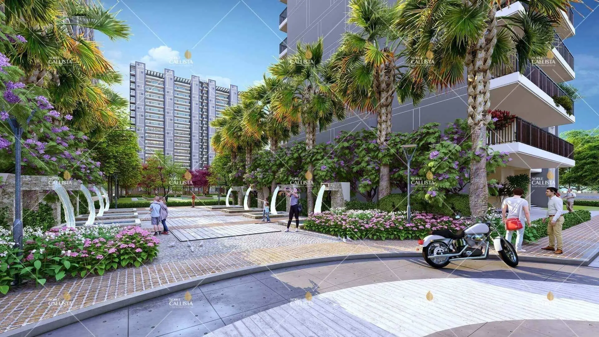 Noble Callista Mohali – Luxury 3,4,5 BHK Apartments in Sector 66 IT City – amenities area