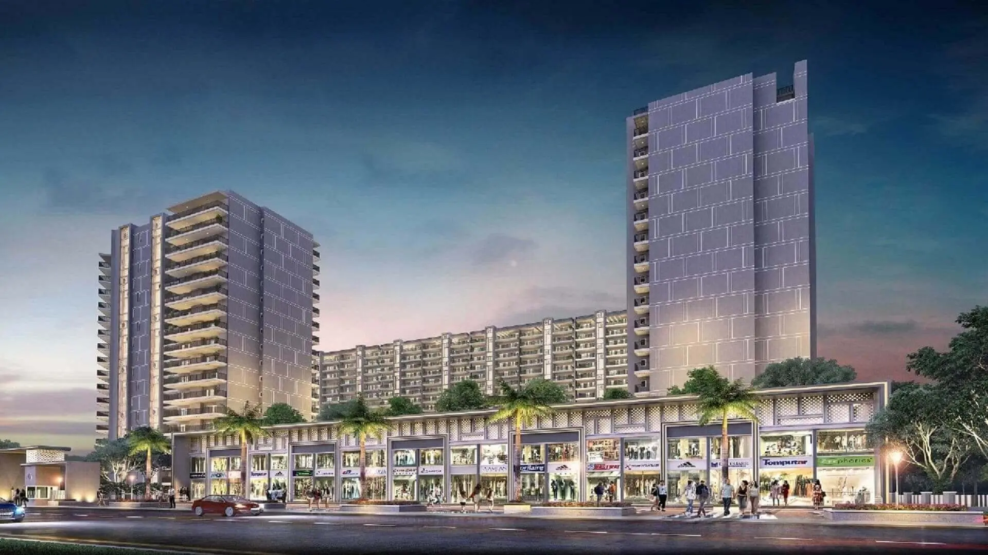 Noble Callista Mohali – Luxury 3,4,5 BHK Apartments in Sector 66 IT City – landscape
